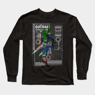 GN-001 Gundam Exia Long Sleeve T-Shirt